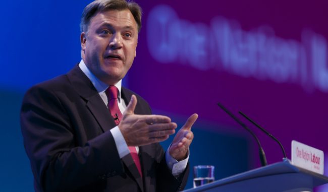 Shadow Chancellor, Ed Balls Shadow Chancellor, Ed Balls